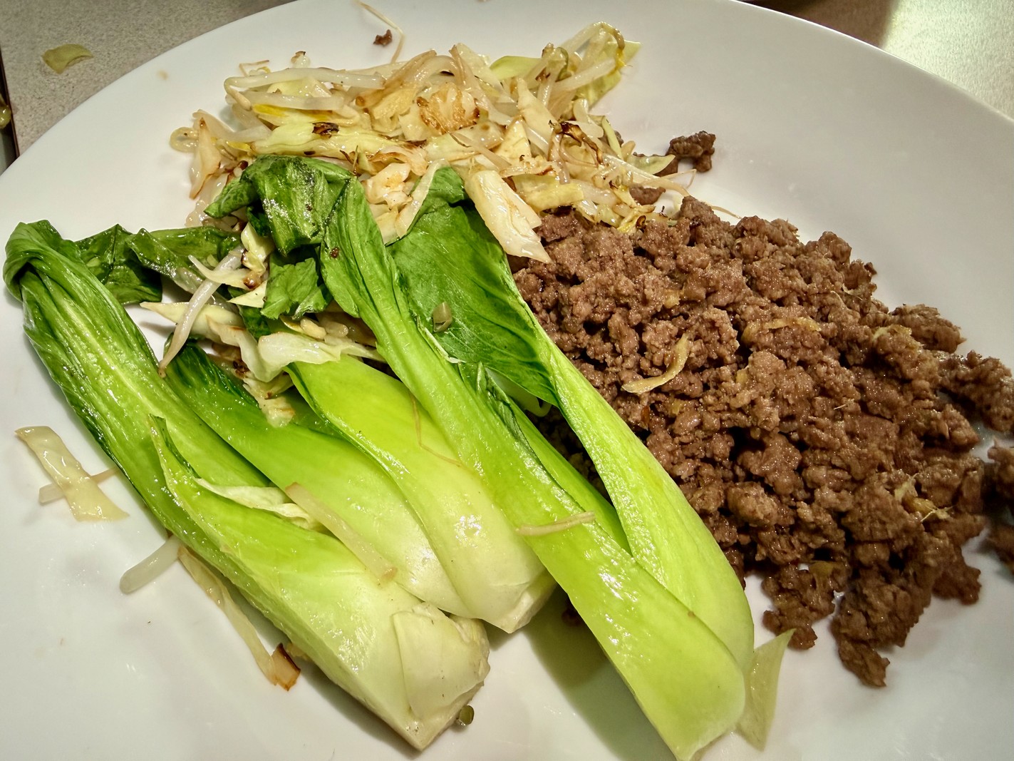 Korean Ground Beef with Vegetables