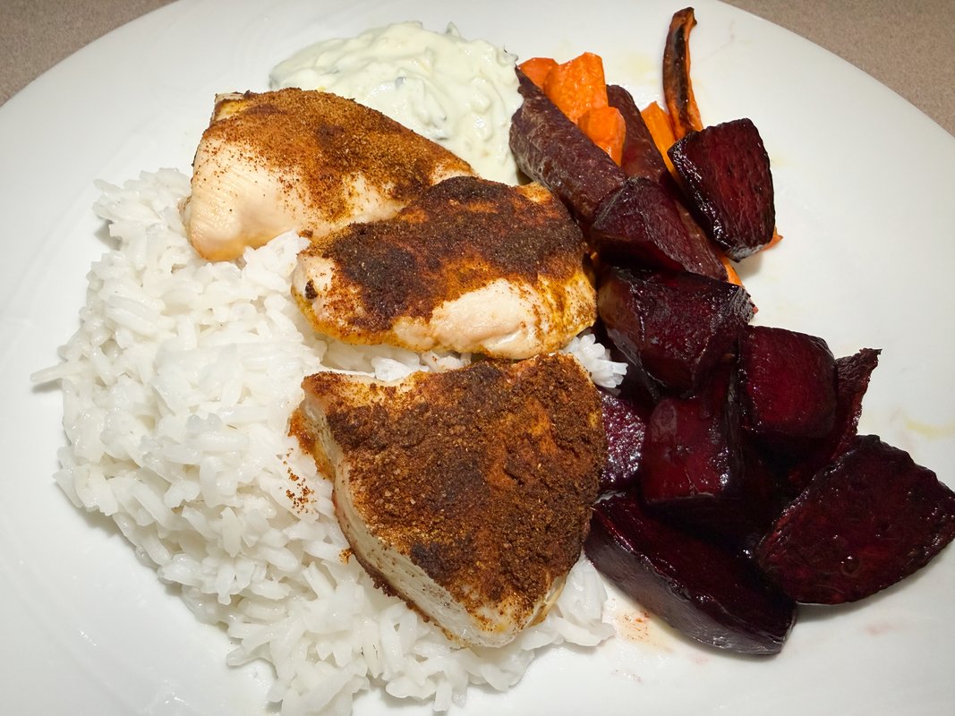 Moroccan Spiced Chicken with Rice