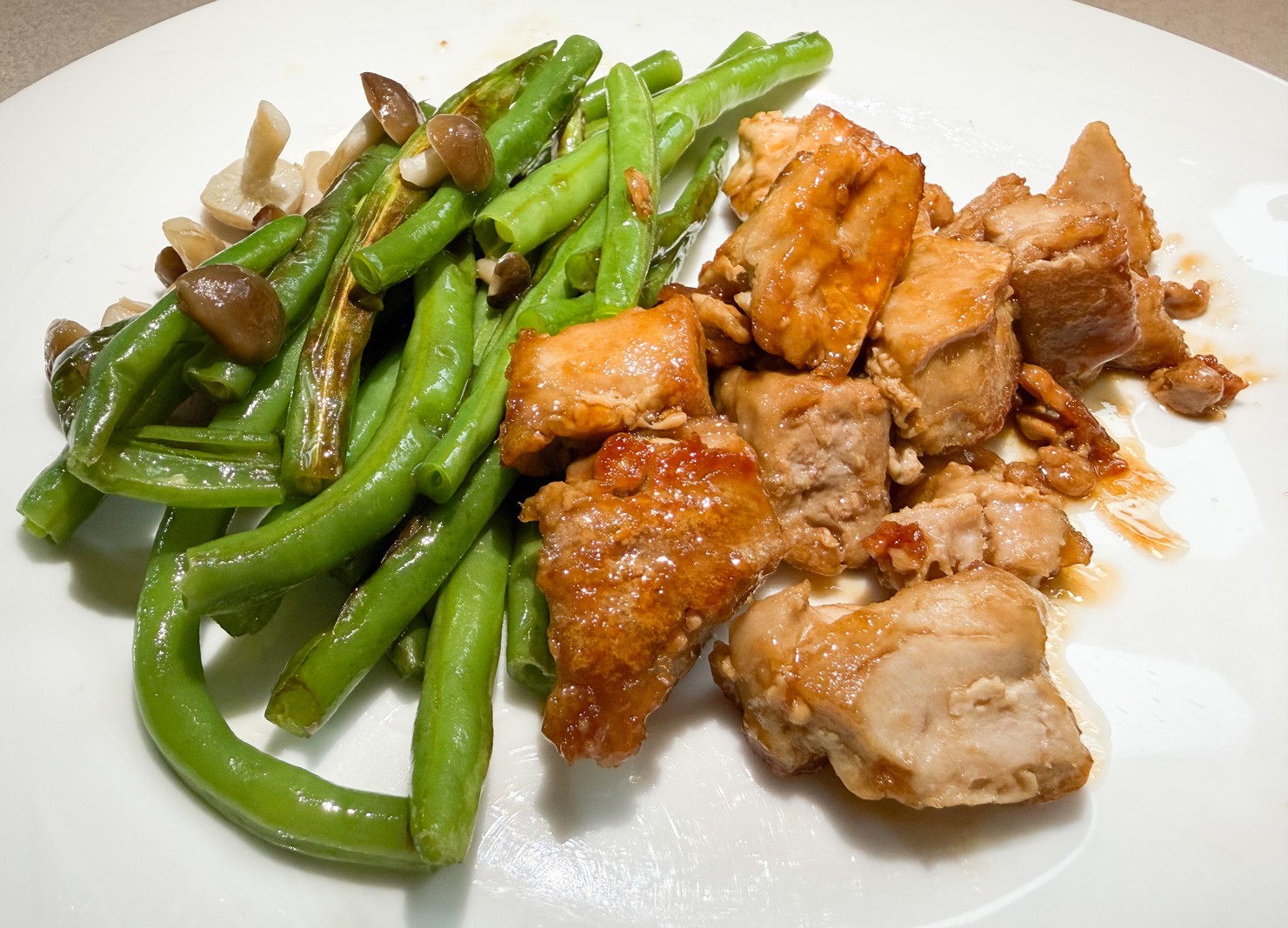 Yellowtail Teriyaki with Green Beans