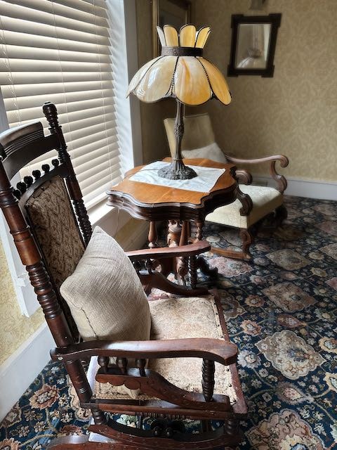 Chairs by the window